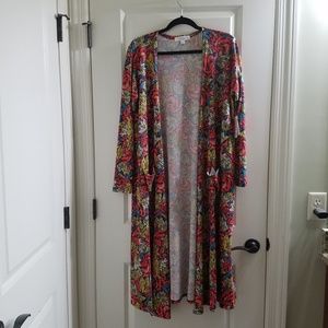 Beautiful floral print Lularoe Sarah cardigan